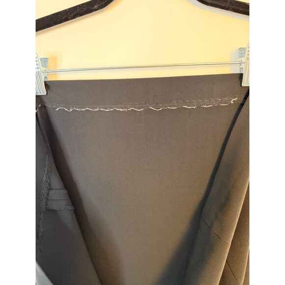 Theory Black Wool Blend Pencil Skirt Size 4 Made in USA Stretch Career Work - Picture 6 of 6